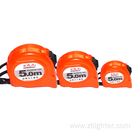 cheap meauring tools 3m 5m 7.5m 8m 10m retractable good design rubber coated steel tape measures